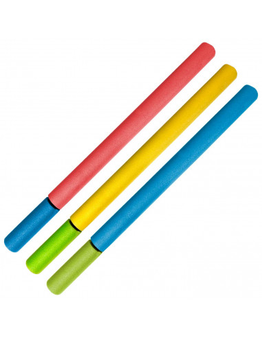 Tradineur - Pistola de agua foam de succión, juguete para niños, piscina, playa, juegos de verano, aire libre, 60 x 4 cm, color