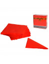Tradineur - Pack de 40 servilletas rojas de papel, 2 capas, biodegradables, reciclables, fiestas, celebraciones, decoración de N