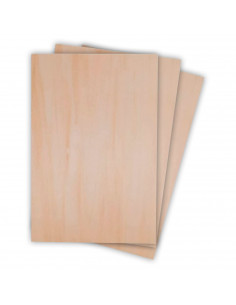 Tradineur - Lámina / Chapa de madera - Fabricado en España - Ideal para manualidades - Resistente - 20 x 30 x 0,3 cm