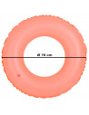 Tradineur - Flotador neón infantil hinchable de vinilo, aro, anillo inflable para piscina, playa, natación, resistente, niños, Ø
