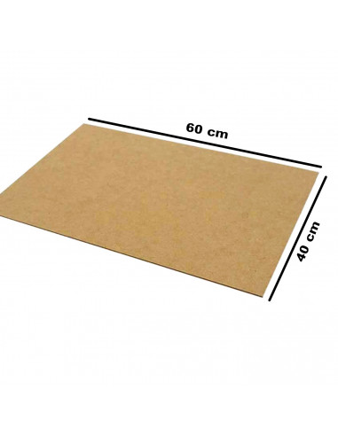 Tradineur - Tabla para marquetería - MDF - Fabricada en España - Ideal para proyectos de manualidades y decoración del hogar - 4