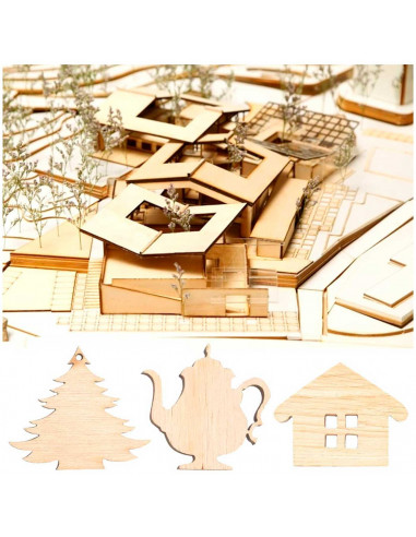Tradineur - Tabla para marquetería - MDF - Fabricada en España - Ideal para proyectos de manualidades y decoración del hogar - 4