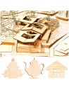 Tradineur - Tabla para marquetería - MDF - Fabricada en España - Ideal para proyectos de manualidades y decoración del hogar - 4