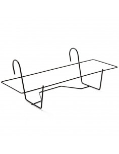 Tradineur - Soporte de metal para jardinera de balcón, incluye ganchos, colgar maceteros, plantas, flores, parapetos y barandas,