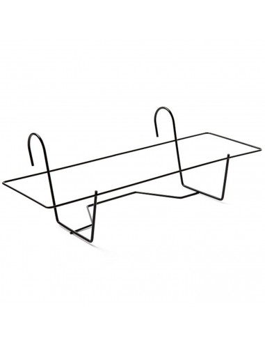 Tradineur - Soporte de metal para jardinera de balcón, incluye ganchos, colgar maceteros, plantas, flores, parapetos y barandas,