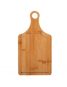 Tabla de cortar de bambú, de 1,5 x 34,5 x 17,5 cm, ideal para cocina. Tablero de corte con asa para colgar o mover,para realizar