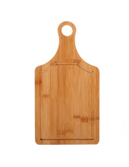 Tabla de cortar de bambú, de 1,5 x 34,5 x 17,5 cm, ideal para cocina. Tablero de corte con asa para colgar o mover,para realizar