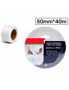 Tradineur - Cinta adhesiva, fibra de vidrio, malla de alta resistencia al desgarro, multiusos, rellenar grietas, reparar juntas,