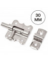 Tradineur - Cerrojo para puerta, pestillo universal de acero inoxidable, pasador de seguridad, fácil colocación mediante tornill
