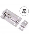 Tradineur - Cerrojo para puerta, pestillo universal, acero inoxidable, pasador de seguridad, fácil colocación mediante tornillos
