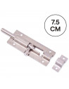 Tradineur - Cerrojo para puerta universal, pestillo de acero inoxidable, pasador de seguridad, fácil colocación mediante tornill