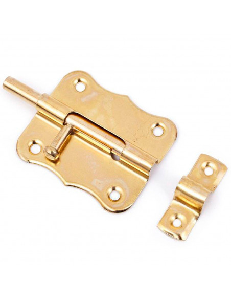 Tradineur - Cerrojo para puerta universal multifunción, pestillo de acero inoxidable, pasador de seguridad, fácil colocación med