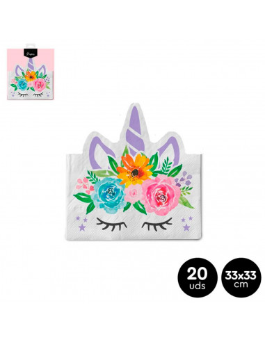 Tradineur - Set de decoración para cumpleaños, incluye guirnalda de princesa, mantel arcoiris y platos, vasos y servilletas de u