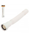 Tradineur - Tubo de desagüe flexible para fregadero, manguera de drenaje, sifón de plástico para lavabo, trampa de olor, extensi