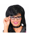 Tradineur - Gafas de los años 60, plástico, complemento para disfraces de época, carnaval, Halloween, cosplay, celebraciones, fi