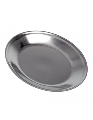 Tradineur - Tapa giratortillas de acero inoxidable, diámetro 26 cm, plato volteatortillas para sartén para dar la vuelta fácilme