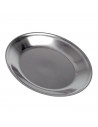 Tradineur - Tapa giratortillas de acero inoxidable, diámetro 26 cm, plato volteatortillas para sartén para dar la vuelta fácilme