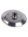 Tradineur - Tapa giratortillas de acero inoxidable, diámetro 28 cm, plato volteatortillas para sartén para dar la vuelta fácilme