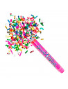 Tradineur - Cañón de confeti de aire comprimido popper, serpentinas de papel, cracker de confetti de colores, cumpleaños, bodas,