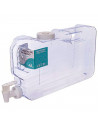 Tradineur - Dispensador de agua reutilizable de plástico, botella con grifo y asas, recipiente para servir bebidas frías, refres
