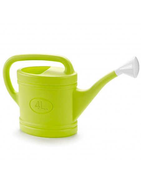 Tradineur - Regadera de plástico con línea de medida, fácil llenado, ligera y versátil, regar plantas, flores, interior y exteri