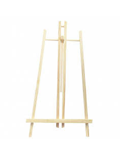 Mini caballete de madera de pino 35 x 24 cm, caballete plegable de mesa para pintar, soporte de lienzos, pinturas al óleo, acríl