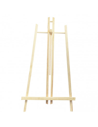 Mini caballete de madera de pino 35 x 24 cm, caballete plegable de mesa para pintar, soporte de lienzos, pinturas al óleo, acríl
