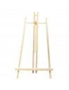 Mini caballete de madera de pino 35 x 24 cm, caballete plegable de mesa para pintar, soporte de lienzos, pinturas al óleo, acríl