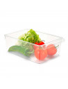 Tradineur - Cajón organizador reutilizable para frigorifico Nº 9 - Fabricado en plástico - Recipiente de plástico transparente -
