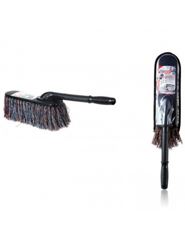 Tradineur - Fregona larga para coche, cerdas suaves, mango ergonómico de plástico, limpieza, lavado exterior de vehículos, carro