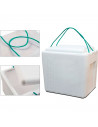 Tradineur - Nevera porta alimento con cordón - Fabricado en Poliestireno - Hermético, resistente, resistente a olores - 17 Litro