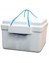 Tradineur - Nevera porta alimento con cordón - Fabricado en Poliestireno - hermético, resistente, resistente a olores - 26 Litro