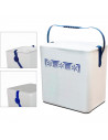 Tradineur - Nevera porta alimento con asa - Fabricado en Poliestireno - Hermético, resistente, resistente a olores - 17 Litros -
