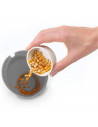 Tradineur - Palomitero para microondas de silicona, recipiente, cuenco plegable para cocinar palomitas de maíz, libre de BPA, ap