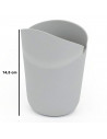 Tradineur - Palomitero para microondas de silicona, recipiente, cuenco plegable para cocinar palomitas de maíz, libre de BPA, ap