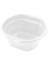 Tradineur - Pack de 6 boles redondos reutilizables de plástico, cuencos 100% reciclables, extra resistentes, higiénicos, apilabl