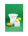 Tradineur - Pack de 12 boles redondos reutilizables de plástico, cuencos 100% reciclables, extra resistentes, higiénicos, apilab