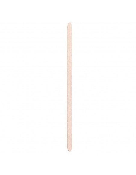 Tradineur - Pack de 100 paletinas de madera para café, biodegradables, 100% reciclables, extra resistentes, higiénicas, ecológic