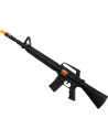 Tradineur - Metralleta de juguete con sonido por fricción, fusil de asalto, complemento para disfraz de soldado, niños, adultos,