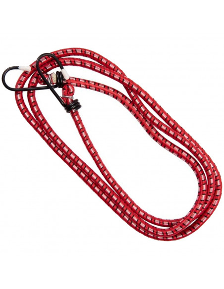 Tradineur - Pulpo Elástico trenzado con gancho de plástico - Longitud de 90 cm - Cuerda elástica multiusos - Fabricado en goma y