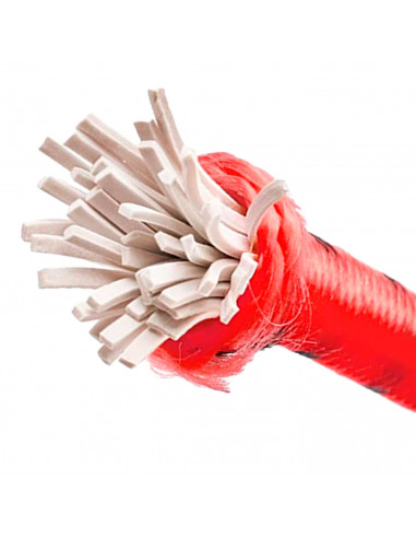 Tradineur - Pulpo trenzado elástico con gancho de plástico - Longitud de 120 cm - Cuerda elástica multiusos - Fabricado en PVC -
