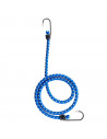 Tradineur - Pulpo trenzado elástico con gancho de plástico - Longitud de 120 cm - Cuerda elástica multiusos - Fabricado en PVC -