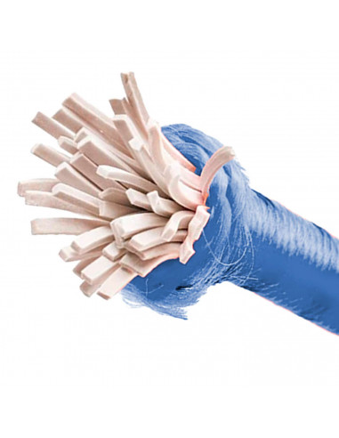 Tradineur - Pack de 2 Pulpos Elásticos trenzados con gancho de plástico - Longitud de 90 cm - Fabricado en goma y PVC - Ø 7 x 90