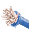 Tradineur - Pack de 2 Pulpos Elásticos trenzados con gancho de plástico - Longitud de 90 cm - Fabricado en goma y PVC - Ø 7 x 90