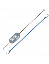 Tradineur - Pack de 2 Pulpos Elásticos trenzados con gancho de plástico - Longitud de 90 cm - Fabricado en goma y PVC - Ø 7 x 90