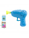 Tradineur - Pistola mágica de burbujas con luces - Incluye Bote burbujas - Fabricado en Plástico resistente - Modelo Aleatorio 