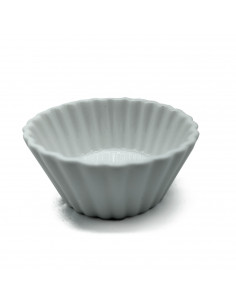 Tradineur - Cuenco con forma redonda - Fabricado en porcelana - Apto para lavavajillas y microondas - Ø 9 x 4 cm - Color Blanco