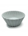 Tradineur - Cuenco con forma redonda - Fabricado en porcelana - Apto para lavavajillas y microondas - Ø 9 x 4 cm - Color Blanco