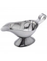 Tradineur - Salsera Aladino con asas de acero Inoxidable - Fabricado en España - Utensilio para la cocina - 8,5 x 15 x 6 cm