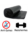 Tradineur - Pack de 10 bolsas de basura XXL, plástico reciclado, resistentes y antigoteo, ecológicas, reciclables, aptas para cu